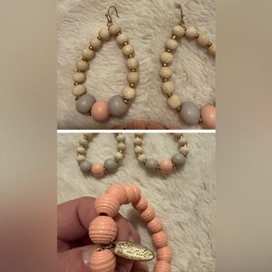 Plunder jewelry set bracelet and earrings BOHO jewelry summer festival vibes